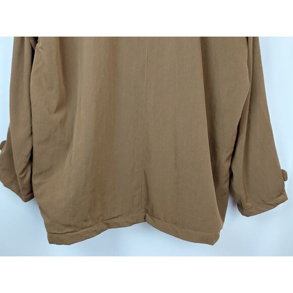 Vintage McKenzie Tribe Men's Cotton Wool Casual Overcoat Jacket Olive Green L - Picture 11 of 11